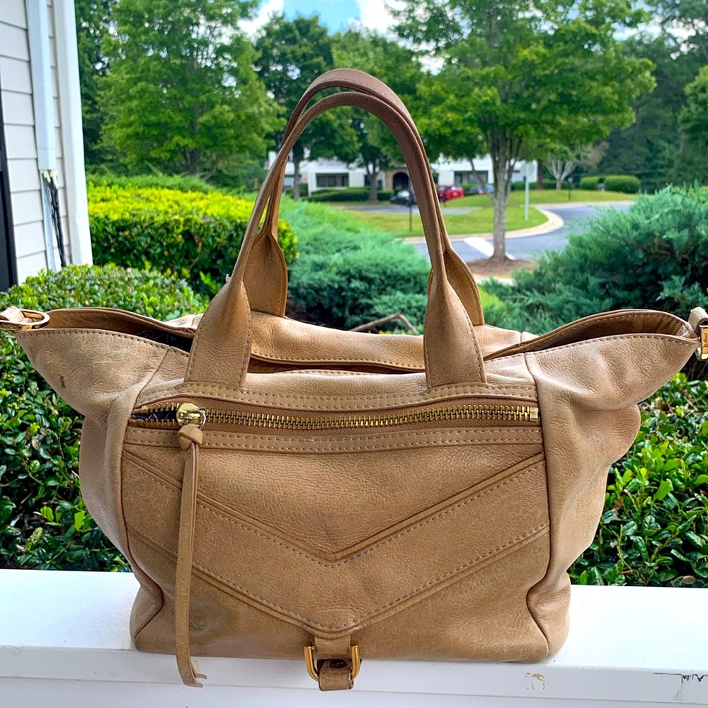 Botkier Trigger Satchel Fringe Leather Bag - image 3